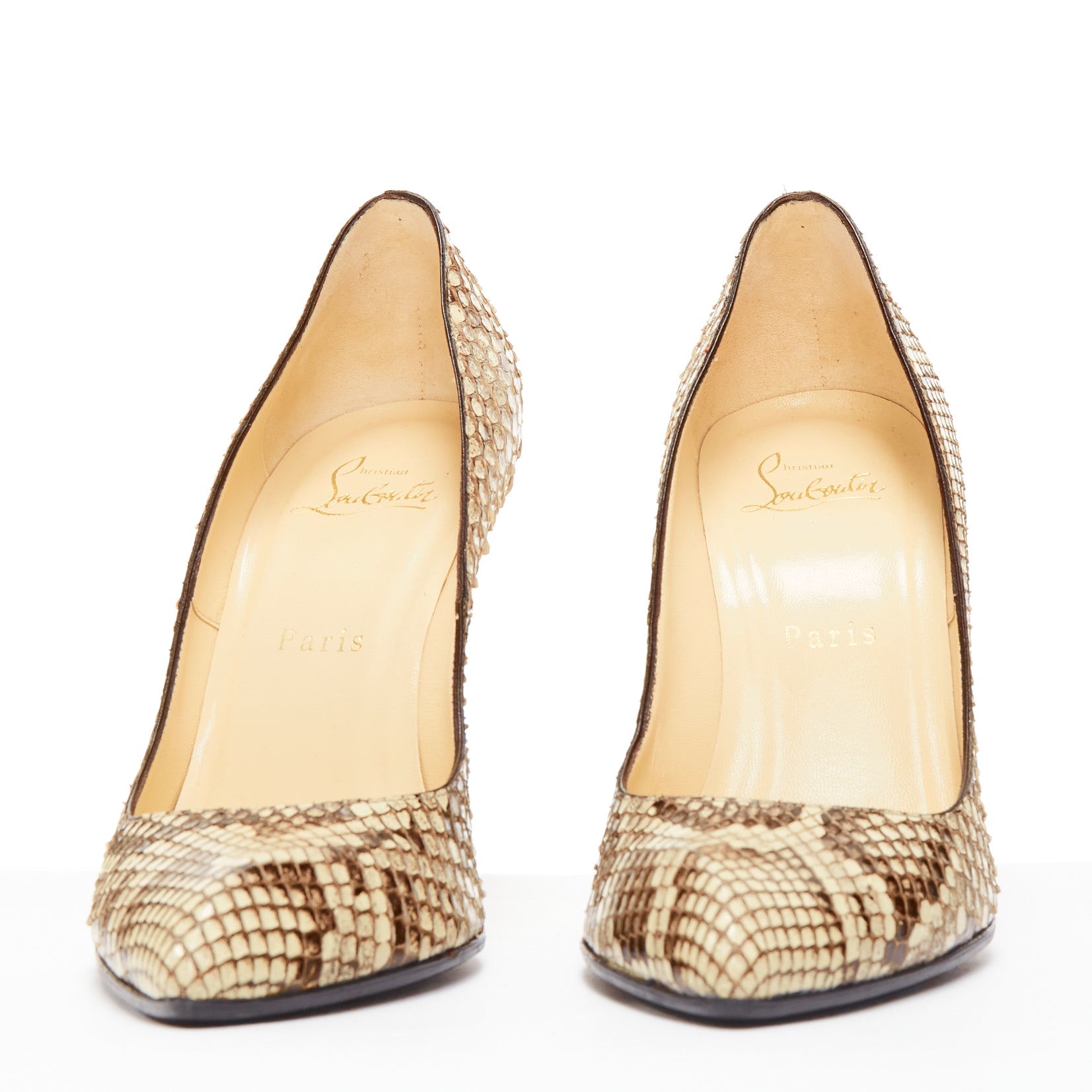 Christian Louboutin Scaled Stiletto Pumps - Image 6