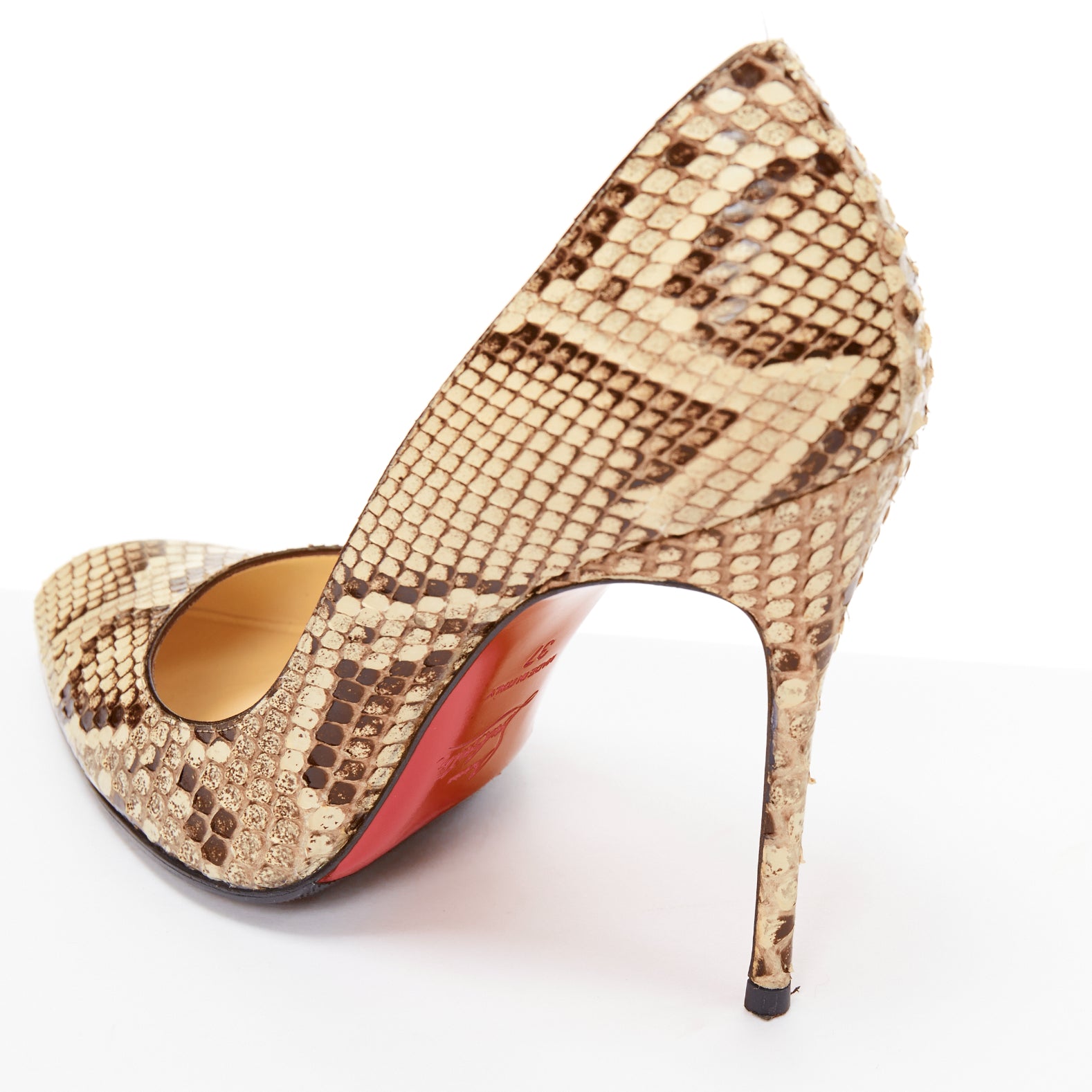 Christian Louboutin Scaled Stiletto Pumps - Image 10