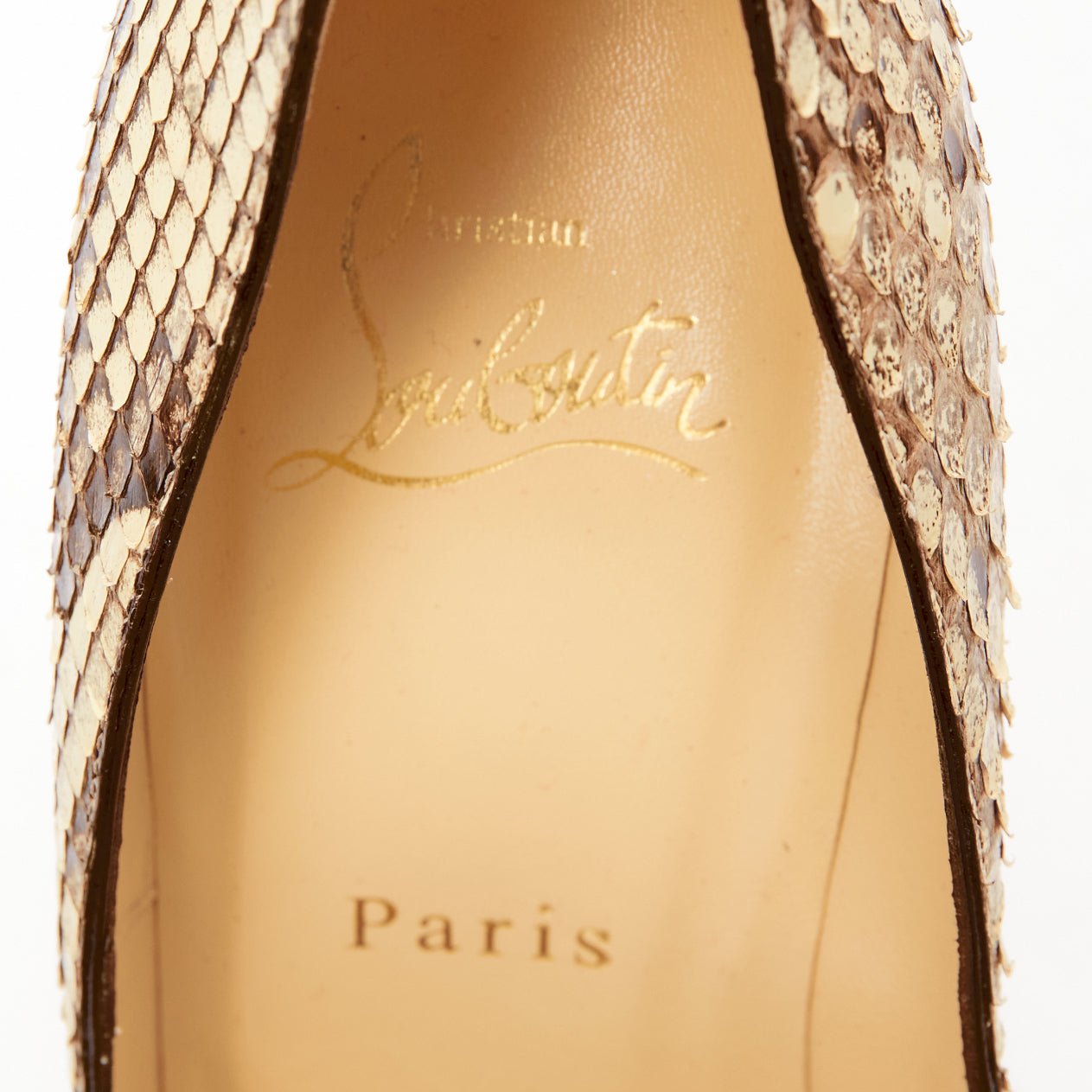 Christian Louboutin Scaled Stiletto Pumps - Image 11