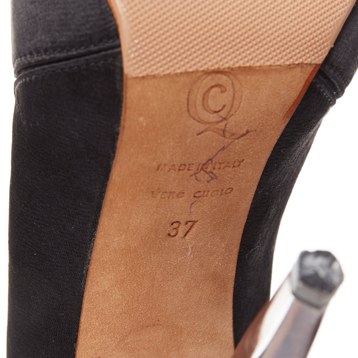 Alexander Mcqueen Lucite Dagger Heels - Image 12