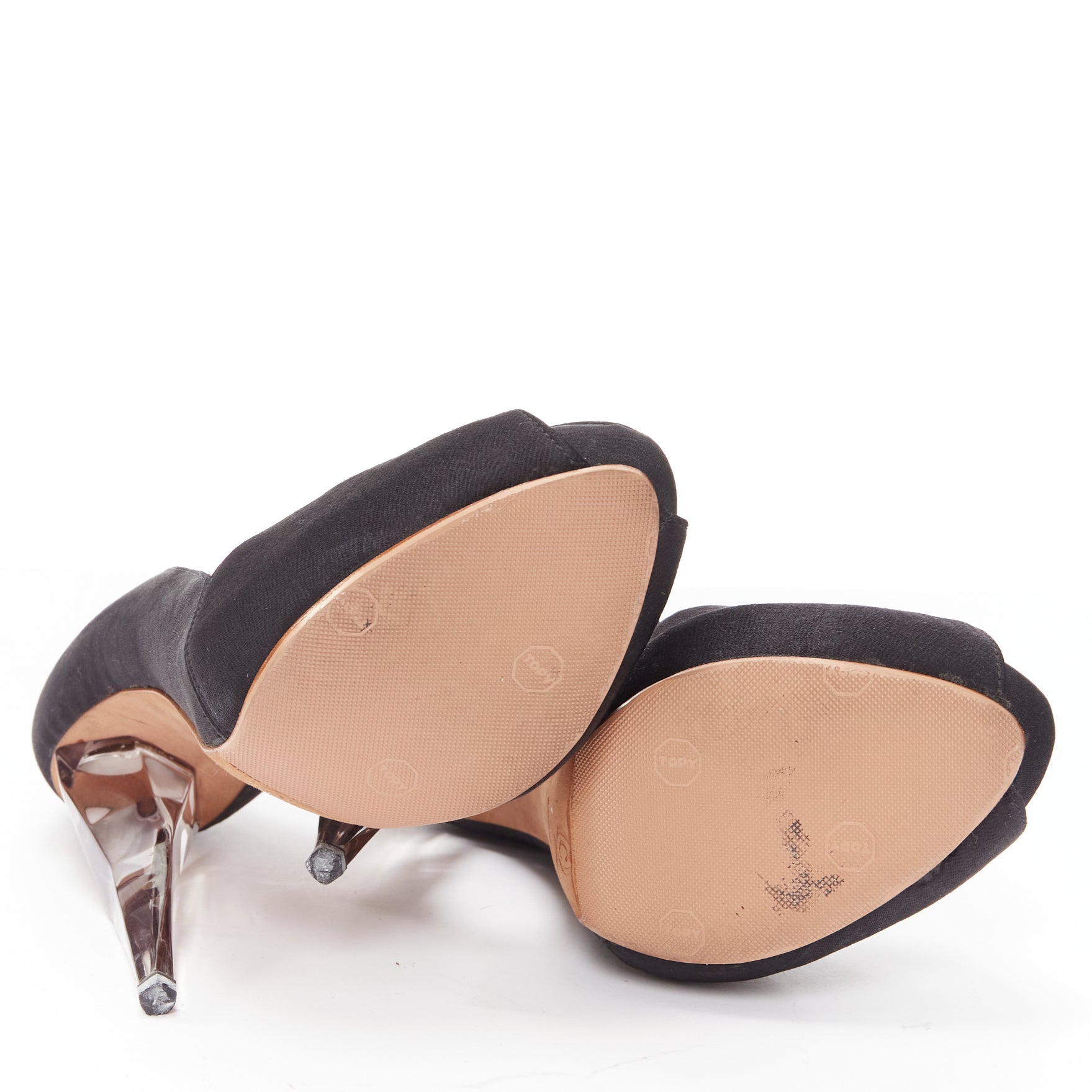 Alexander Mcqueen Lucite Dagger Heels - Image 13