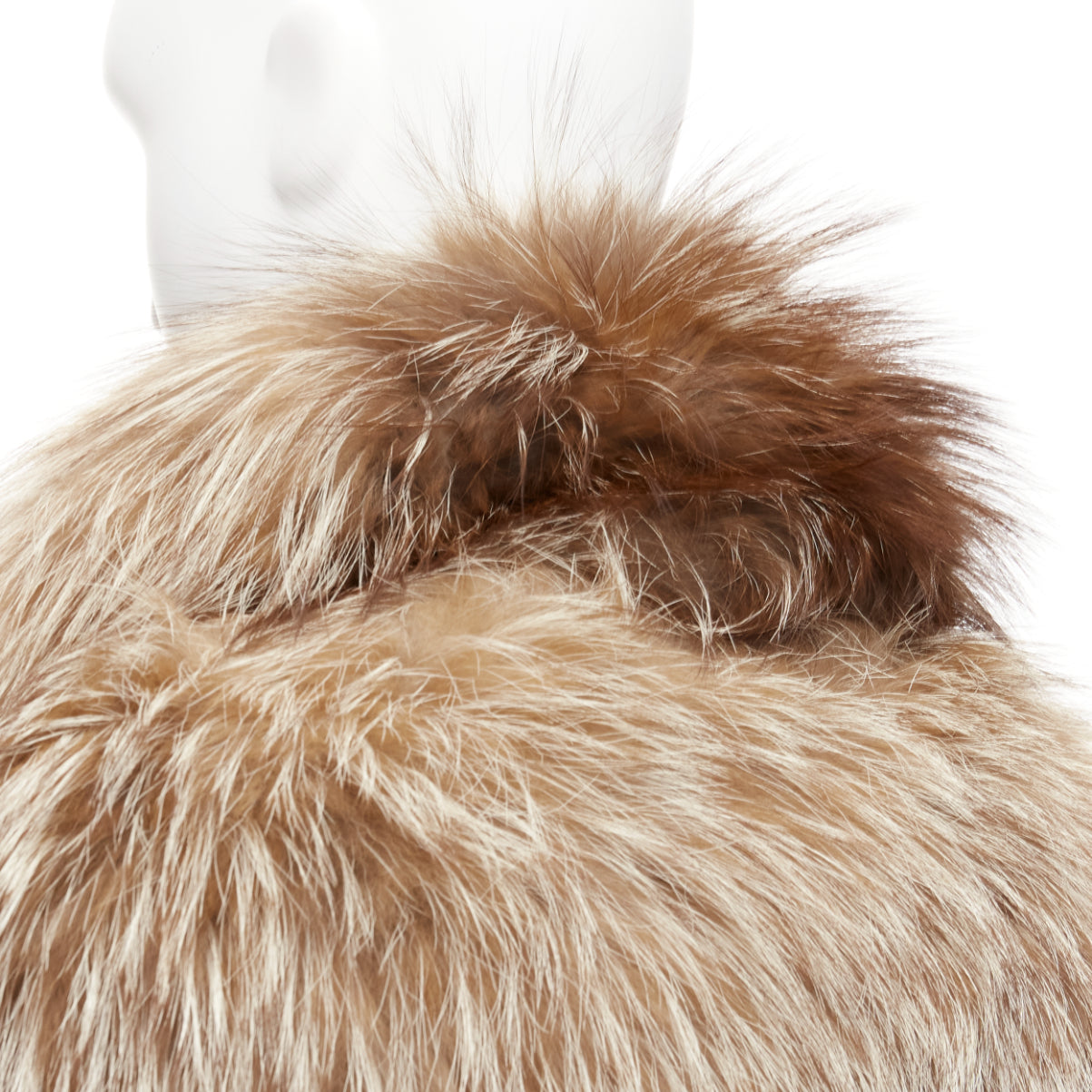 Fendi Brown Fur Crop Jacket - Detail 2