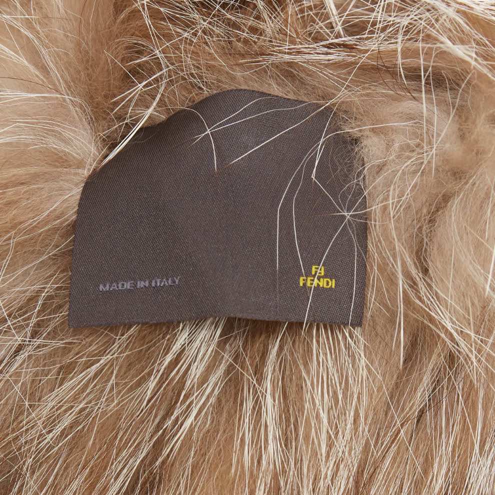 Fendi Brown Fur Crop Jacket - Image 11