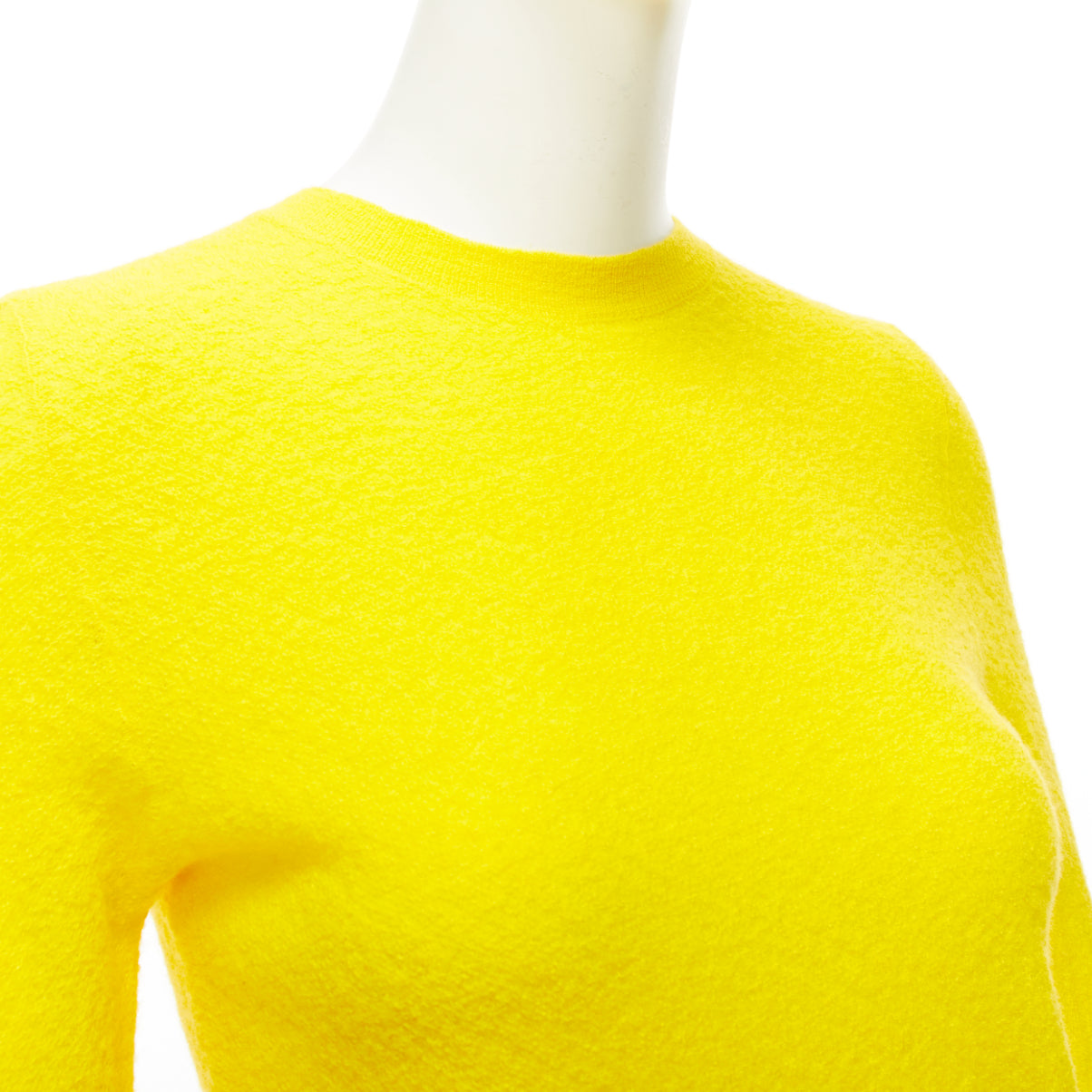 Celine Yellow Crew Neck Sweater - Detail 2