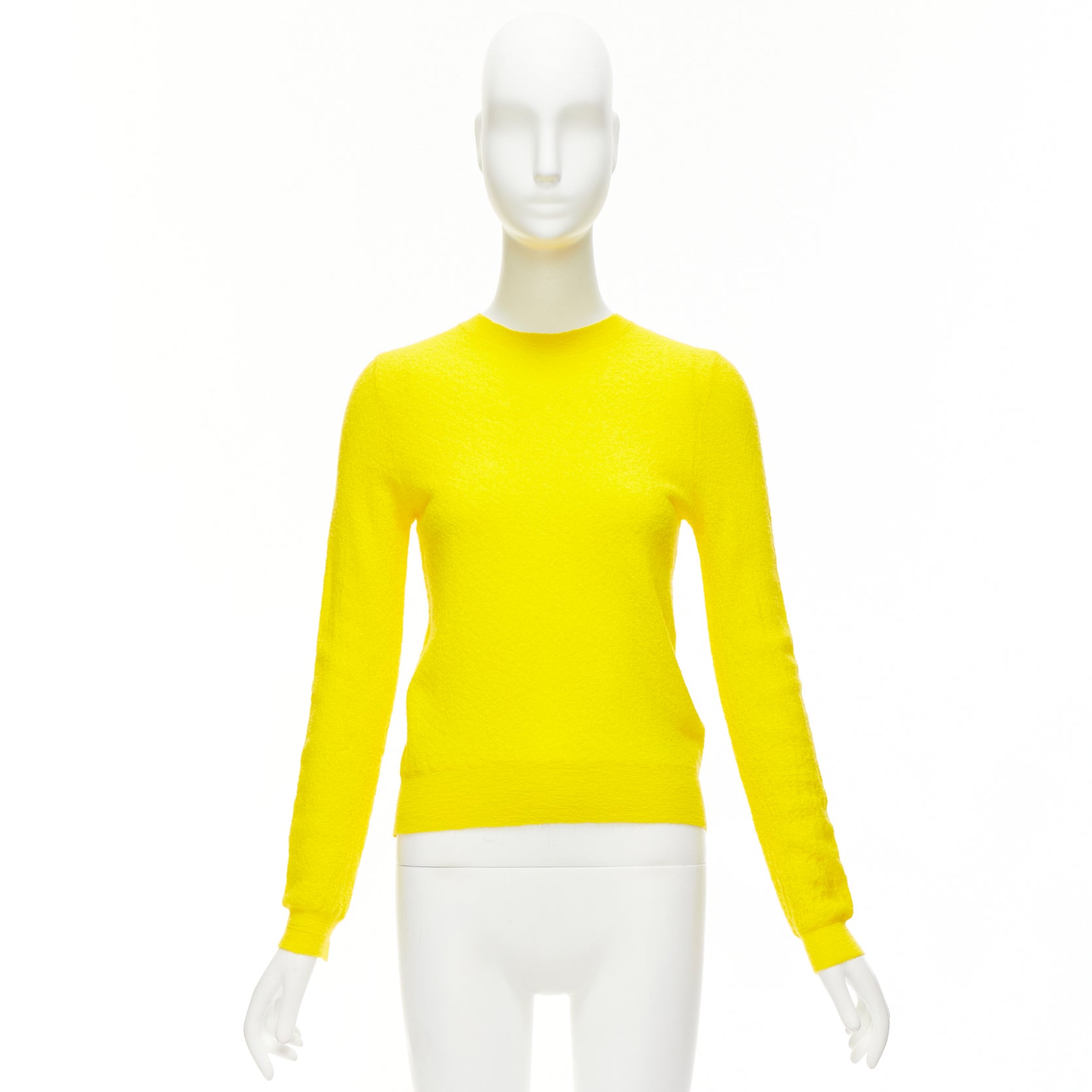Celine Yellow Crew Neck Sweater - Image 11