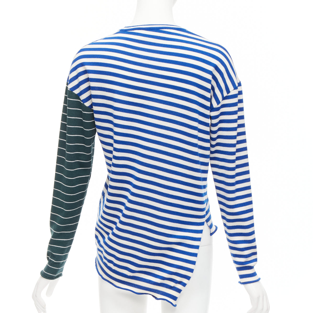 Ports 1961 Striped Asymmetric Sweater - 4