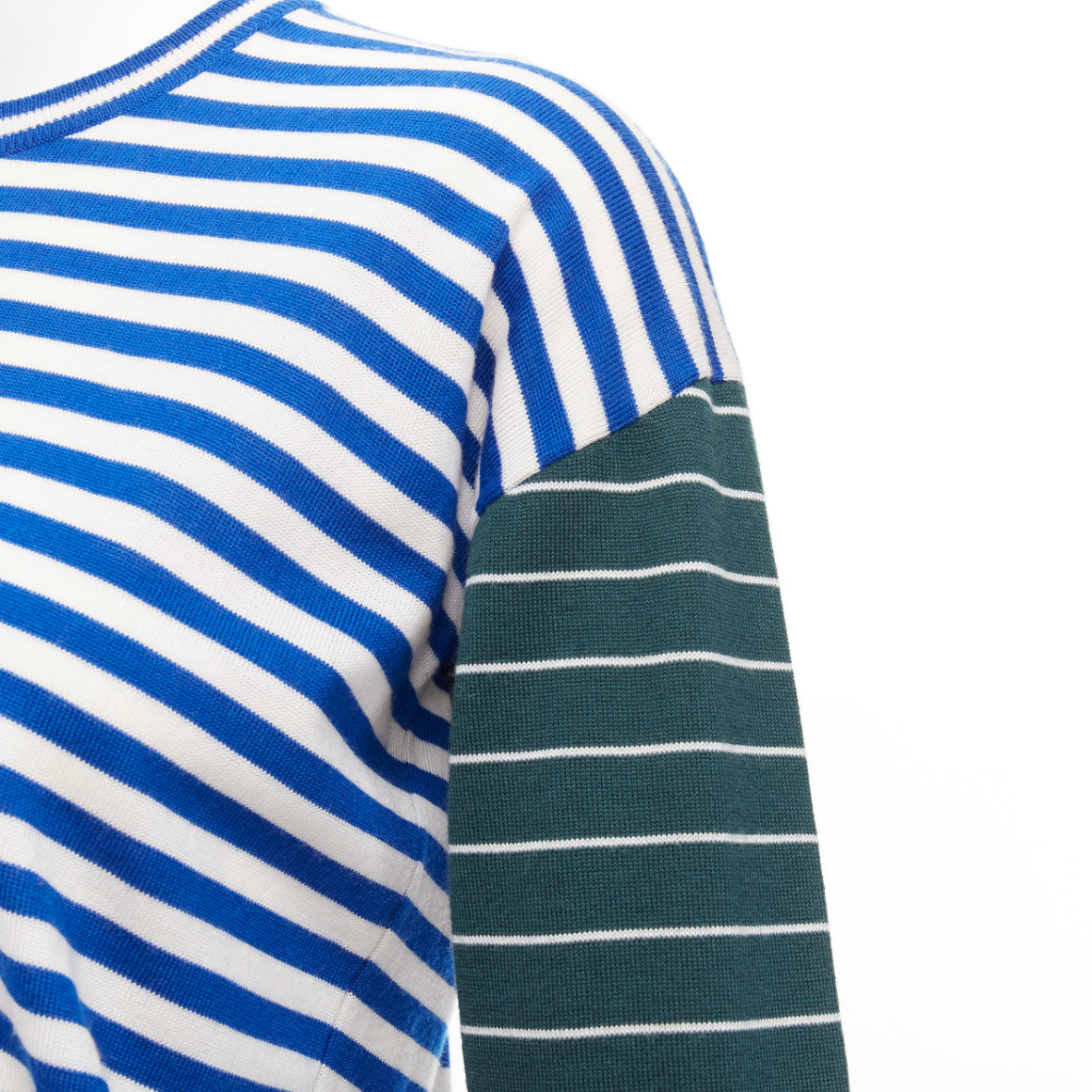 Ports 1961 Striped Asymmetric Sweater - Detail 2