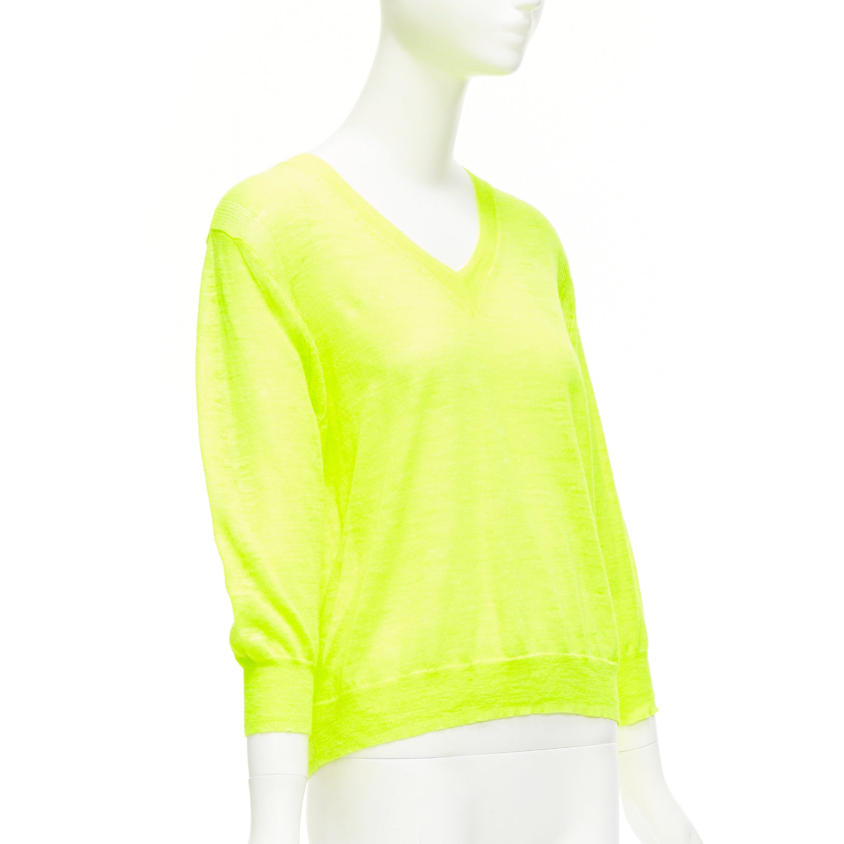 J.crew Neon V Neck Pullover - Image 6
