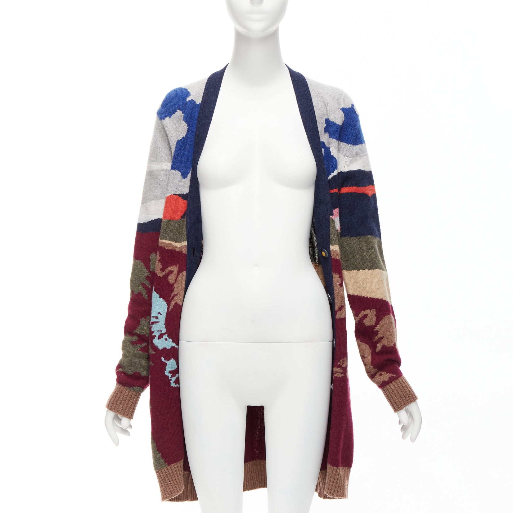 Barrie Landscape Intarsia Cardigan - Image 6