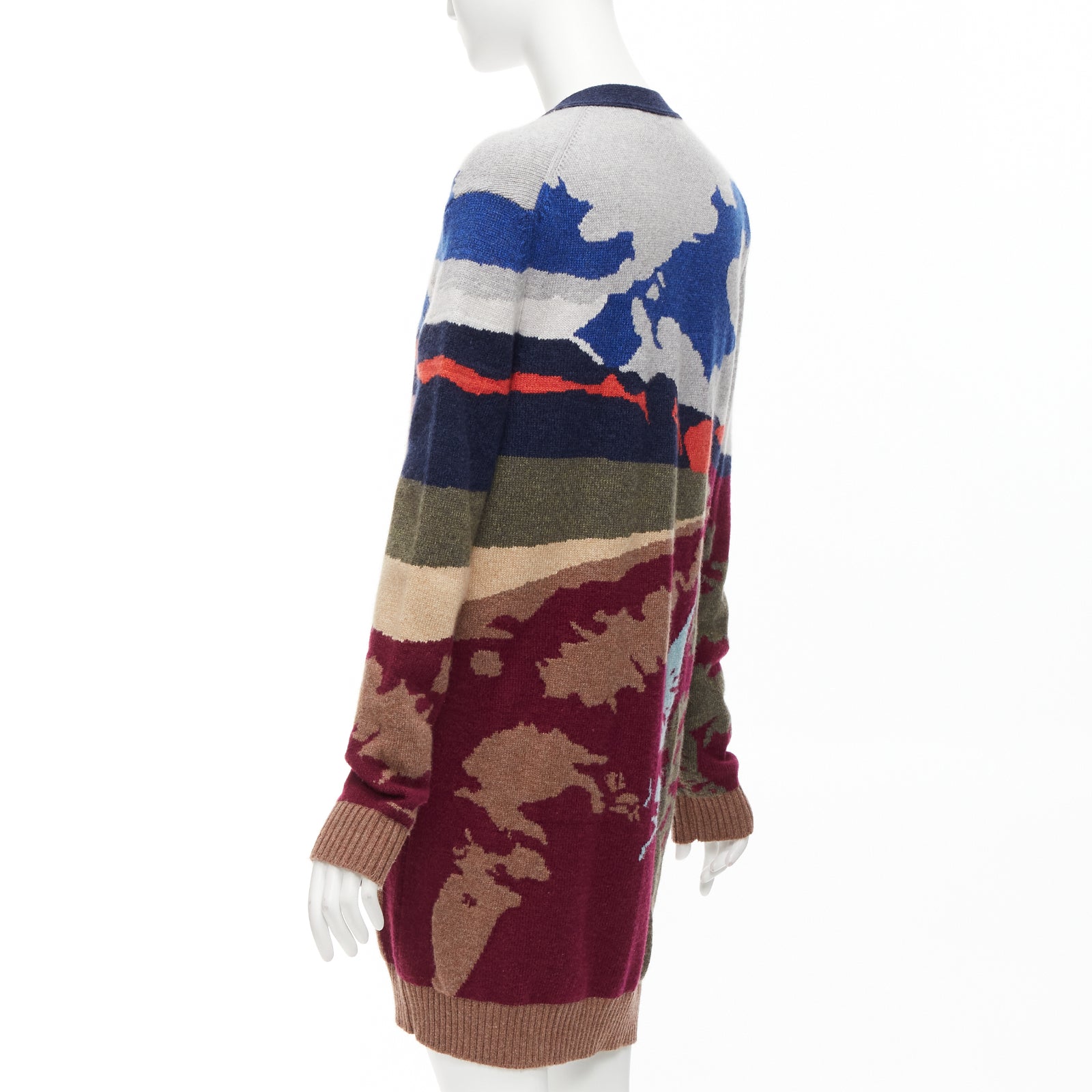 Barrie Landscape Intarsia Cardigan - Detail 2