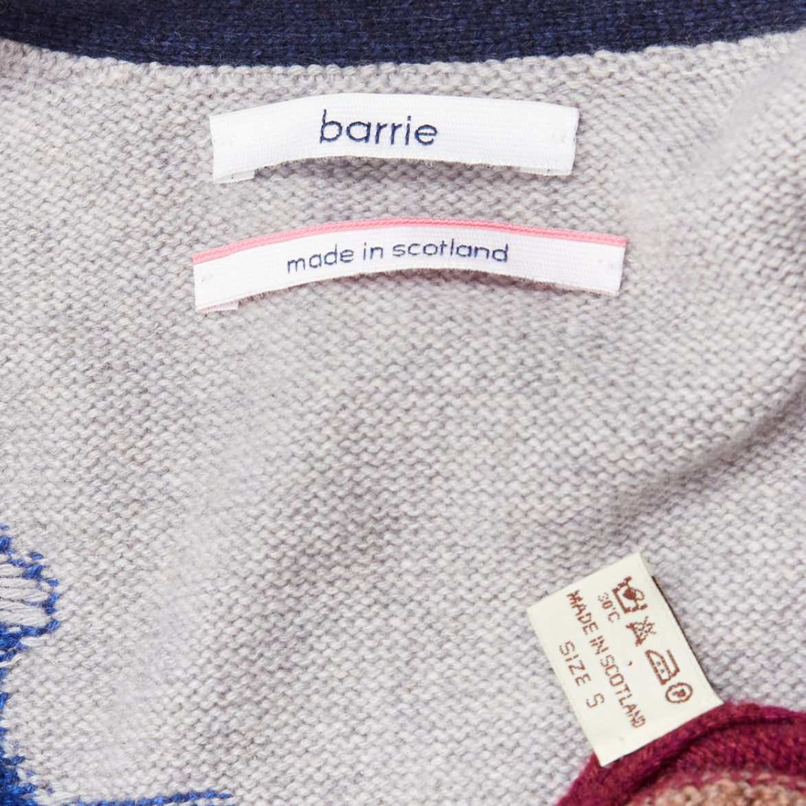 Barrie Landscape Intarsia Cardigan - Image 11