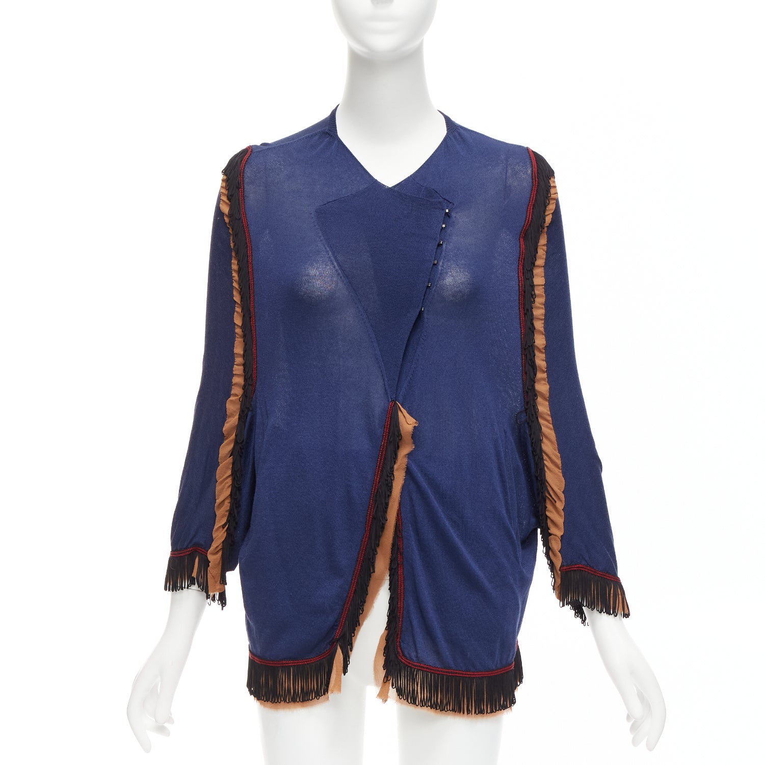 Toga Archives Loop Fringe Cardigan