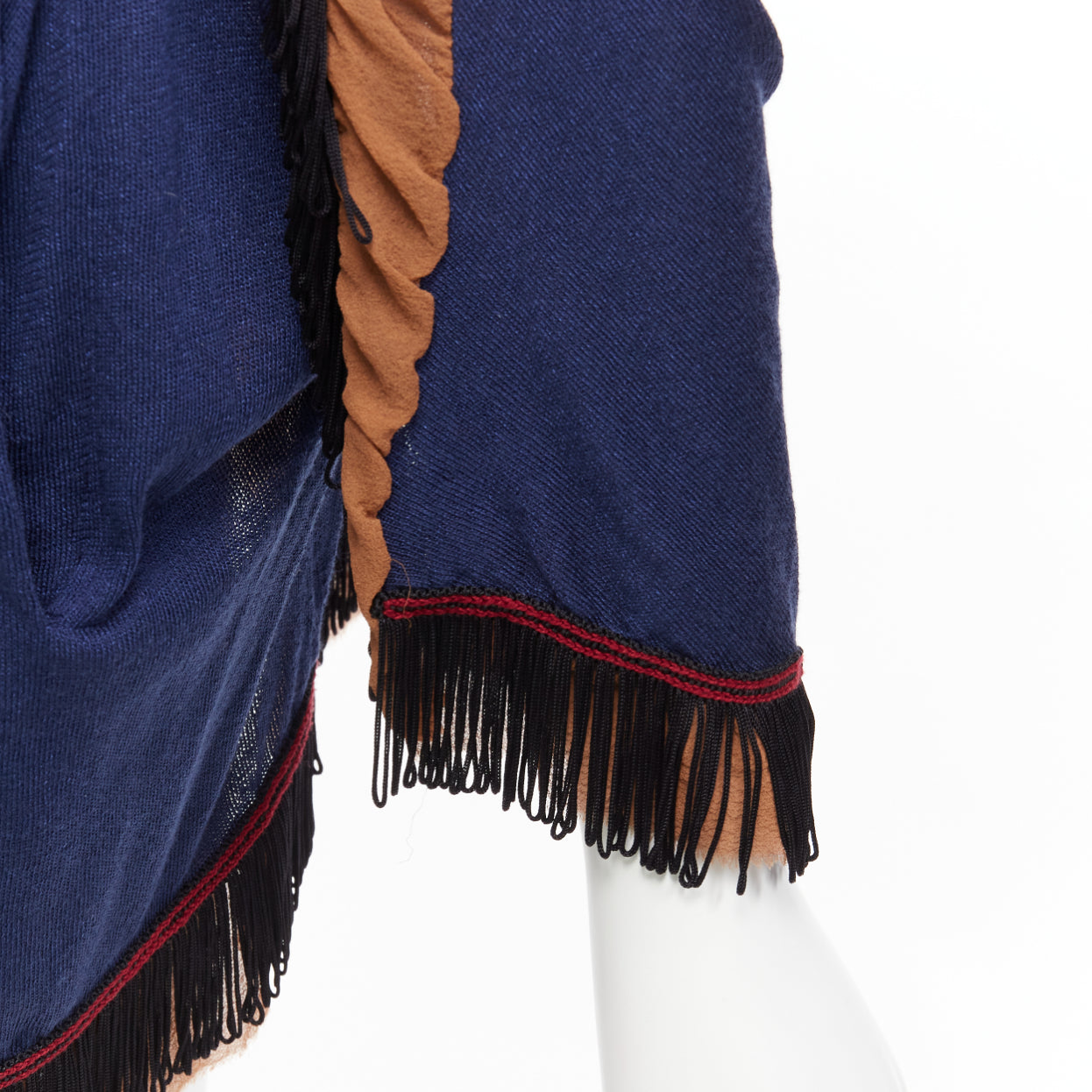 Toga Archives Loop Fringe Cardigan - Back view