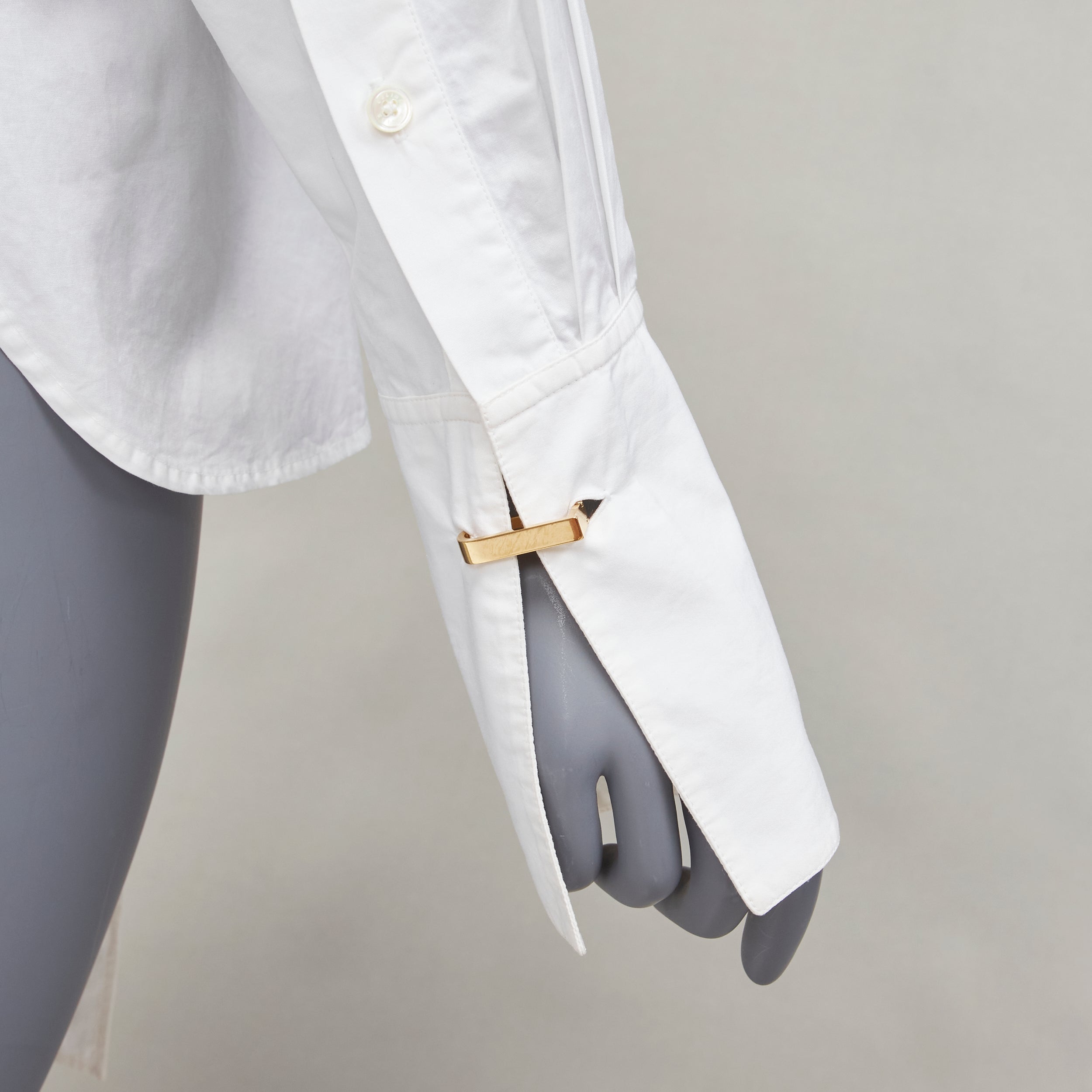 Celine D Ring Belt Shirt - Back view