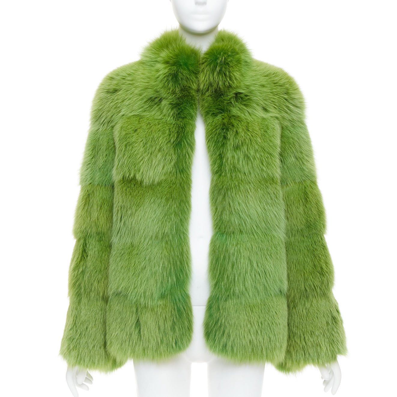 Emilio Pucci Green Dyed Short Coat - Image 6