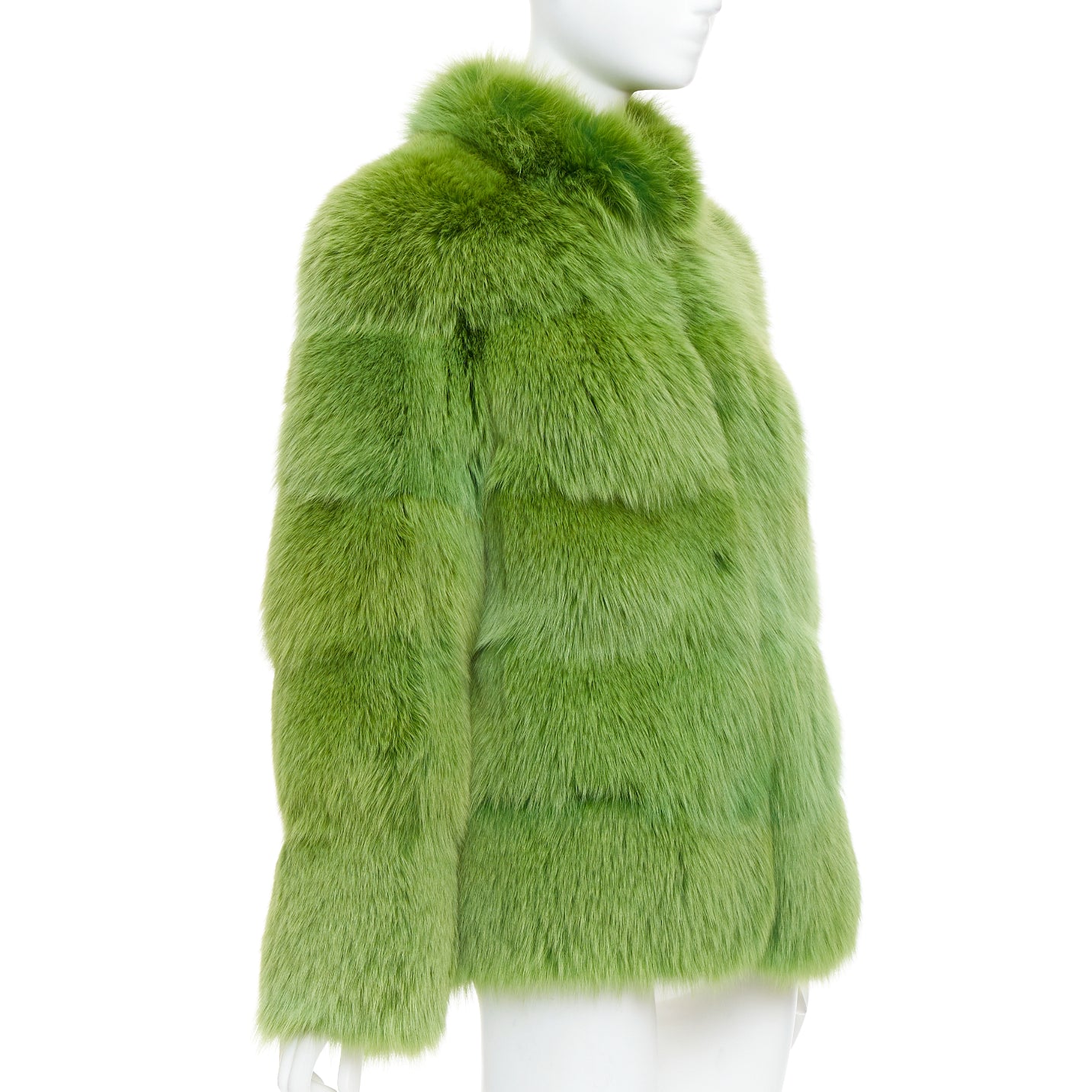 Emilio Pucci Green Dyed Short Coat - 4