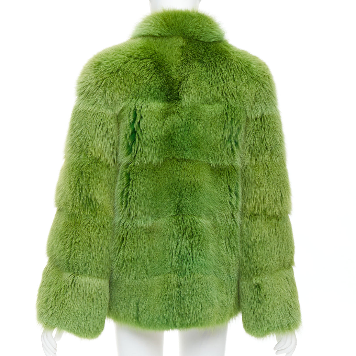 Emilio Pucci Green Dyed Short Coat - Detail 1