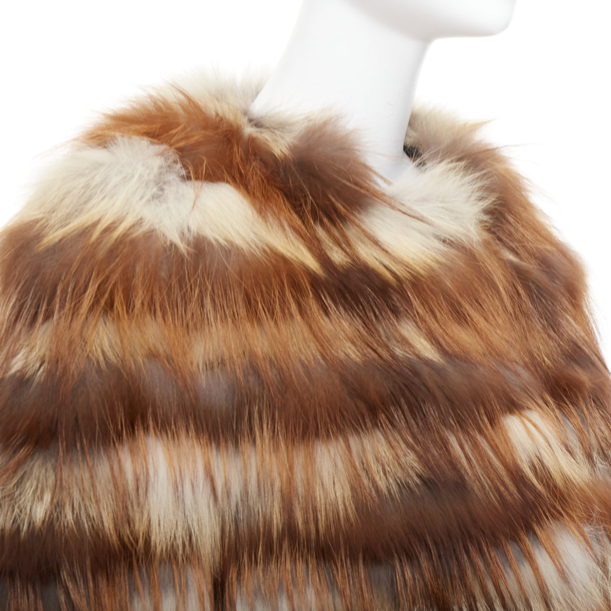 Giambattista Valli Brown Fringe Long Coat - Image 10