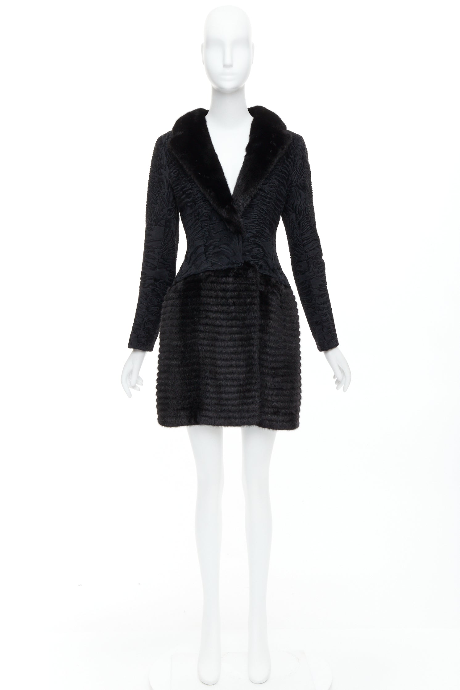 Dior Black Mink Fur Coat - Image 12