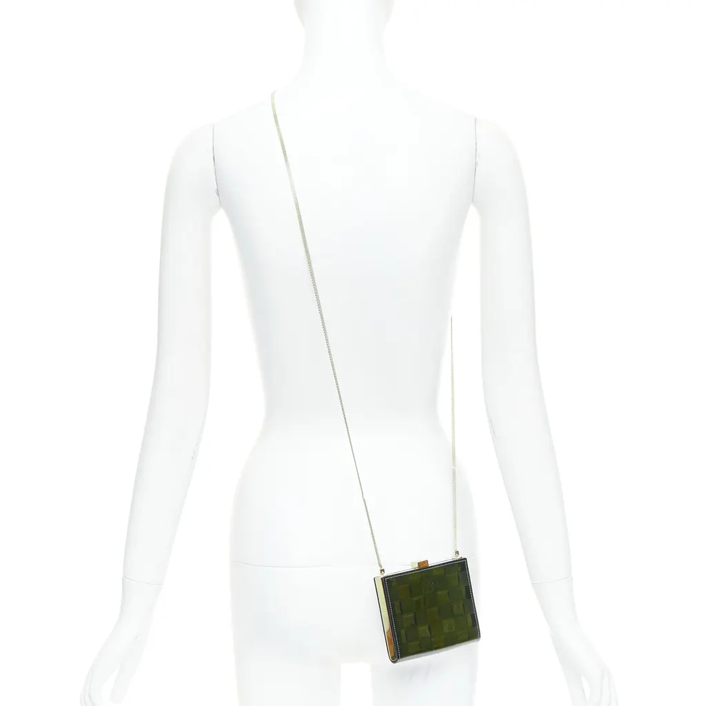 Louis Vuitton Ange PM Green Leather Very good - Back View