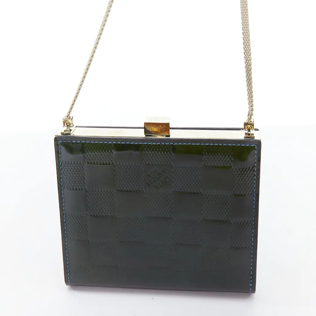 Louis Vuitton Ange PM Green Leather Very good - Model View