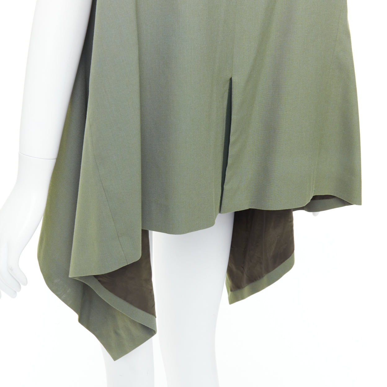 Sacai Contrast Hi Low Vest - Detail 2