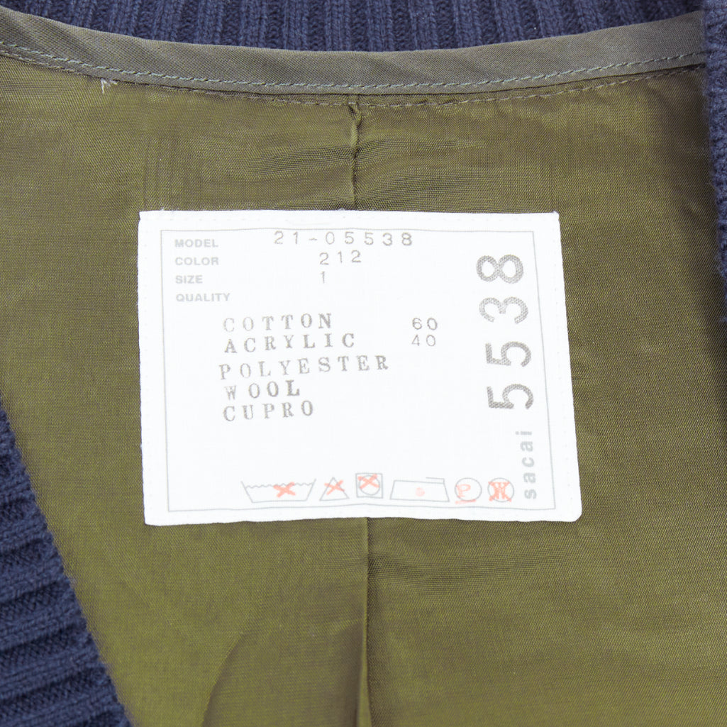 Sacai Contrast Hi Low Vest - Image 10