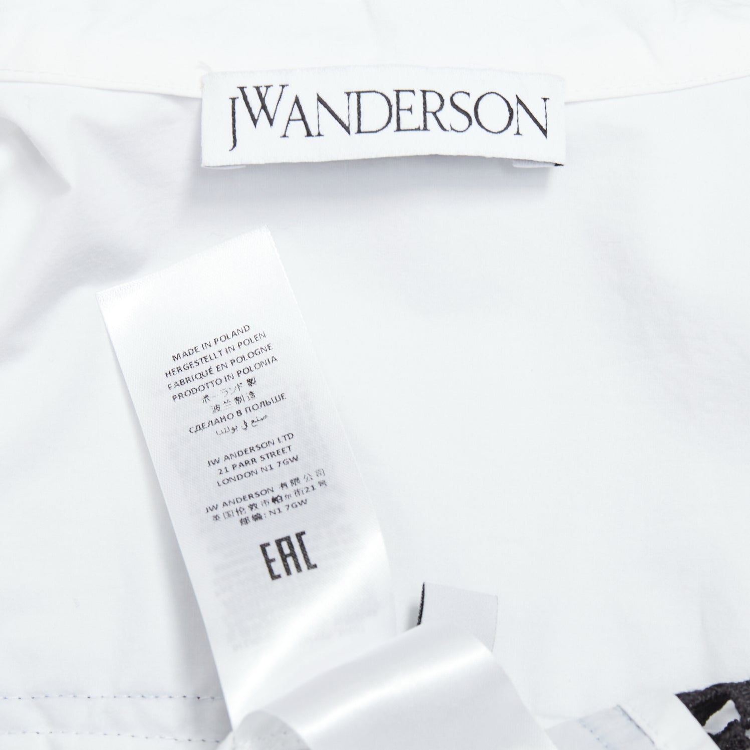 Jw Anderson Lace Insert Shirt - Image 10