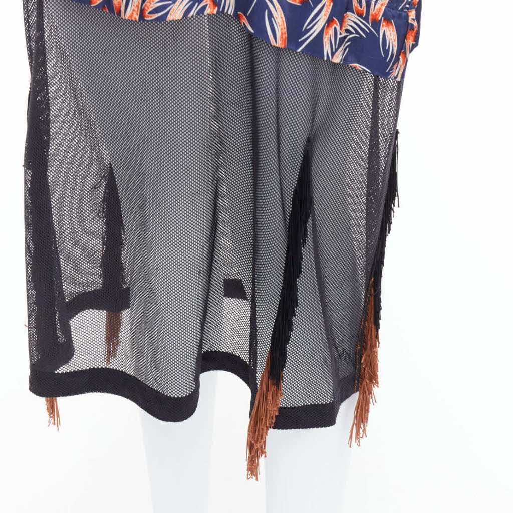 Toga Archives Tropical Fringe Dress - Back view