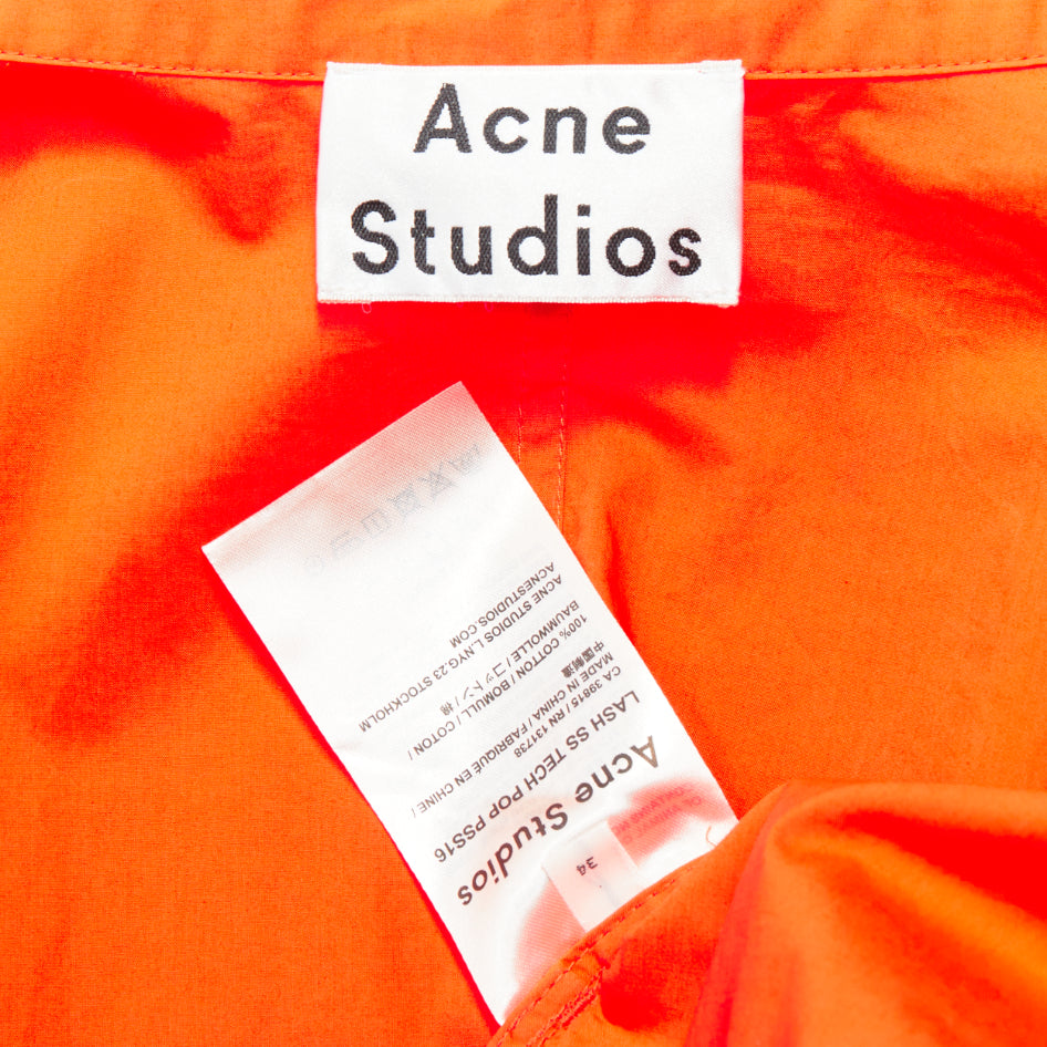 Acne Studios Neon Shirt Dress - Image 10