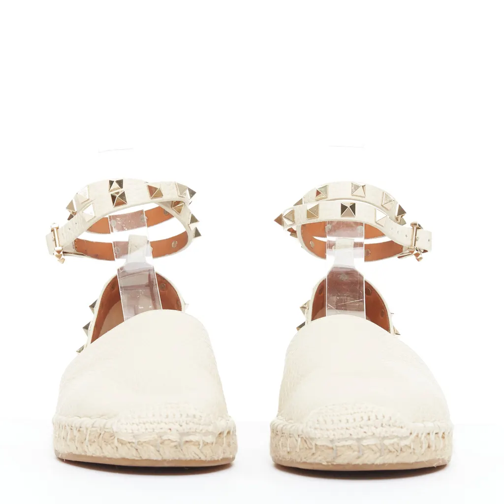 Valentino Rockstud Ecru Leather Very good - Inside View