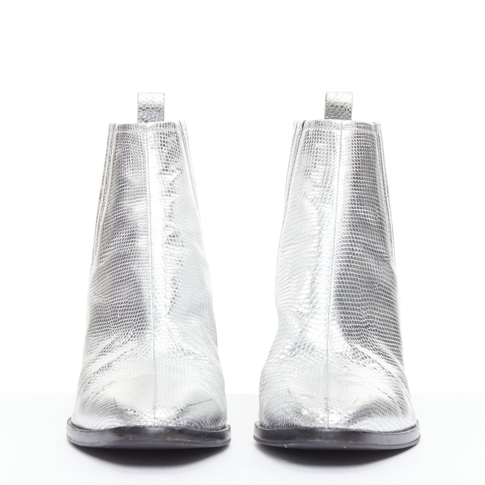 Roger Vivier Cone Heel Point Boots - Image 6