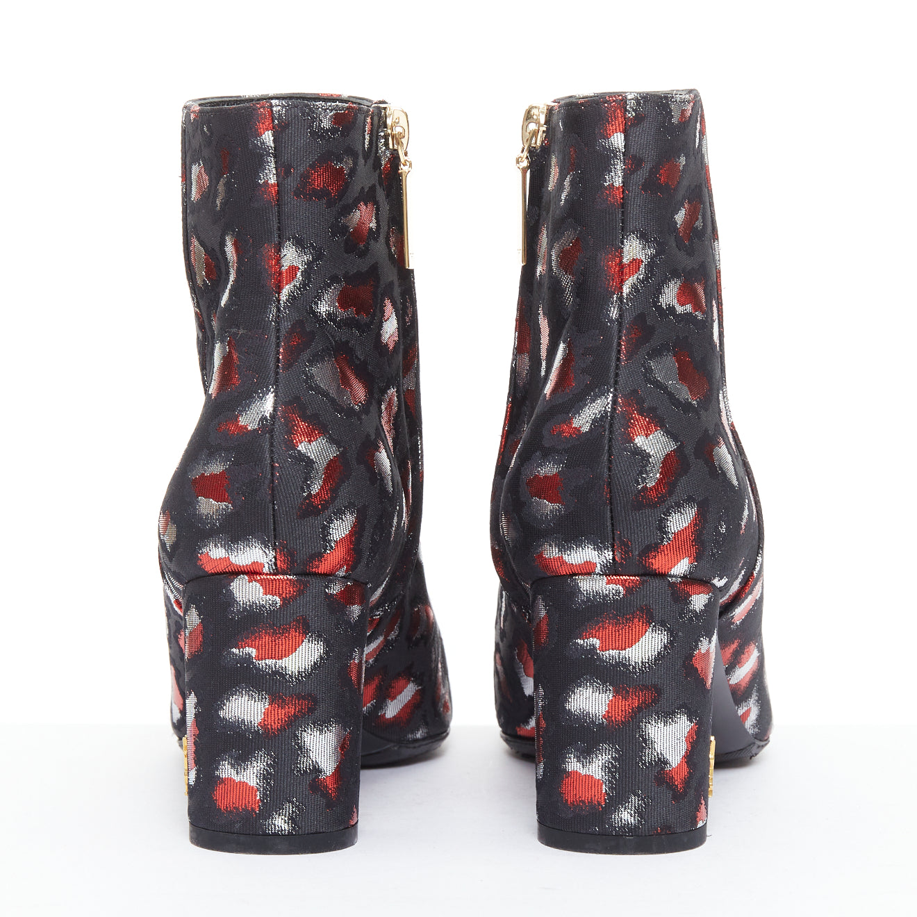 Saint Laurent Suede Sock Wooden Boots - Side view