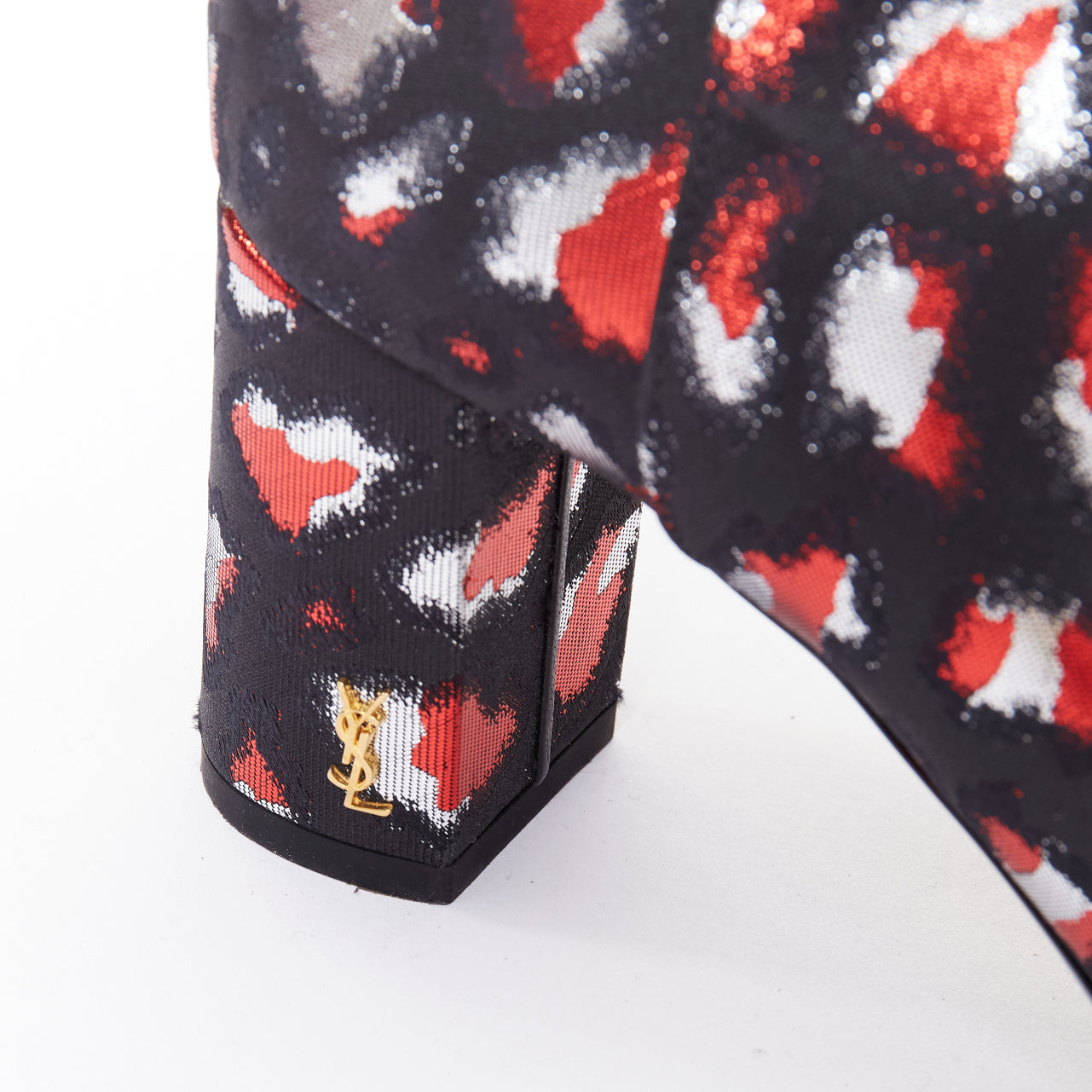 Saint Laurent Suede Sock Wooden Boots - Detail 2