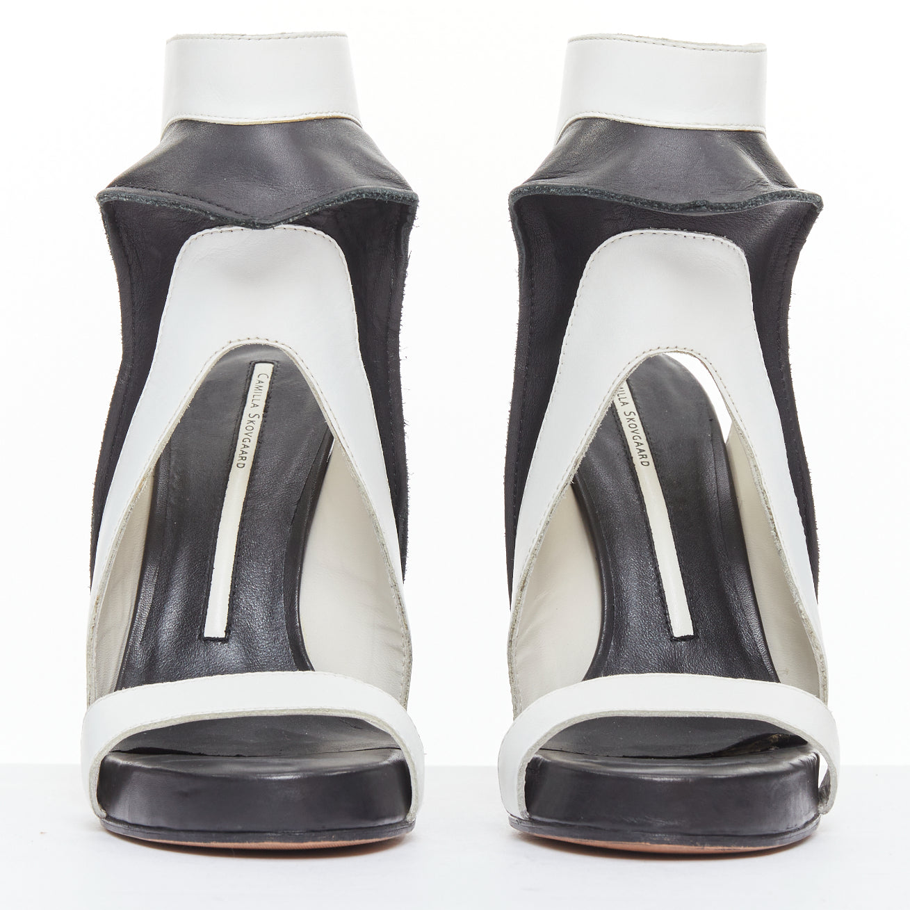 Camilla Skovgaard Ridged Cutout Sandals - Image 6