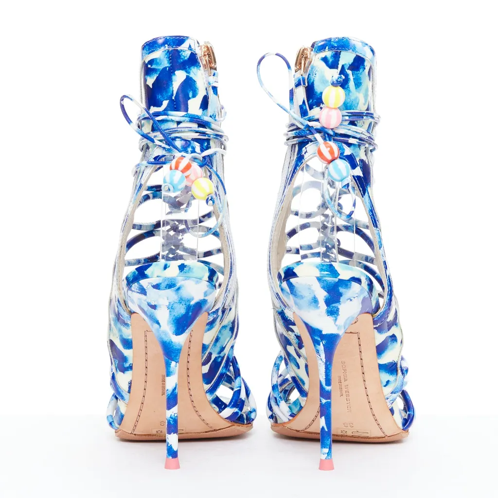 Sophia Webster Lacey Oceana Cage MultiColor Leather Very good - Box View