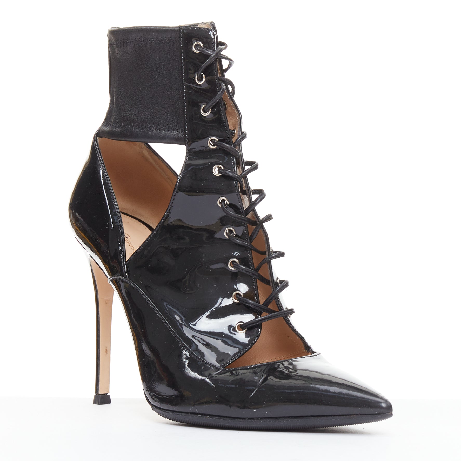 Gianvito Rossi Epi Suede Desert Boots - Back view