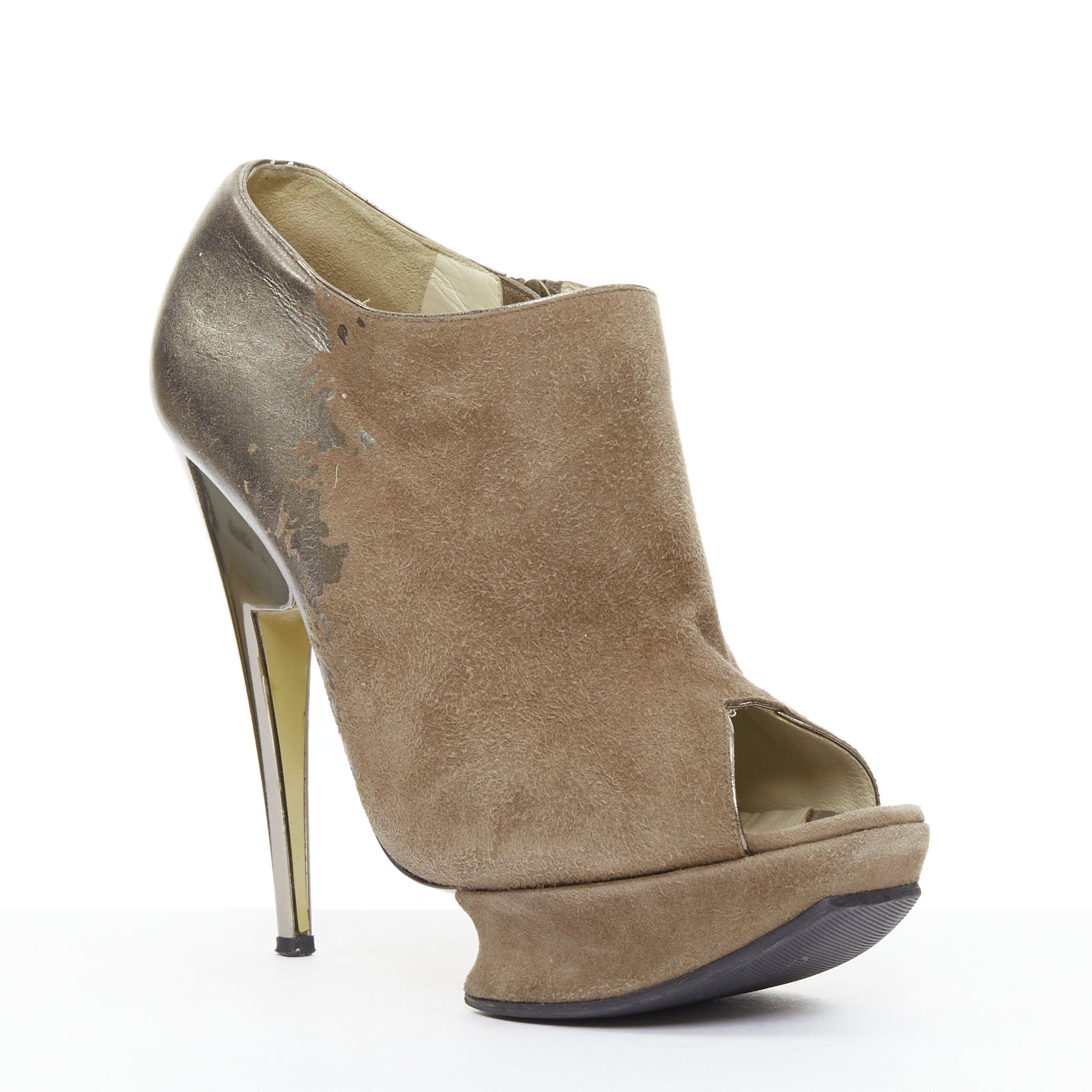 Nicholas Kirkwood Handpainted Tabi Boots - Back view