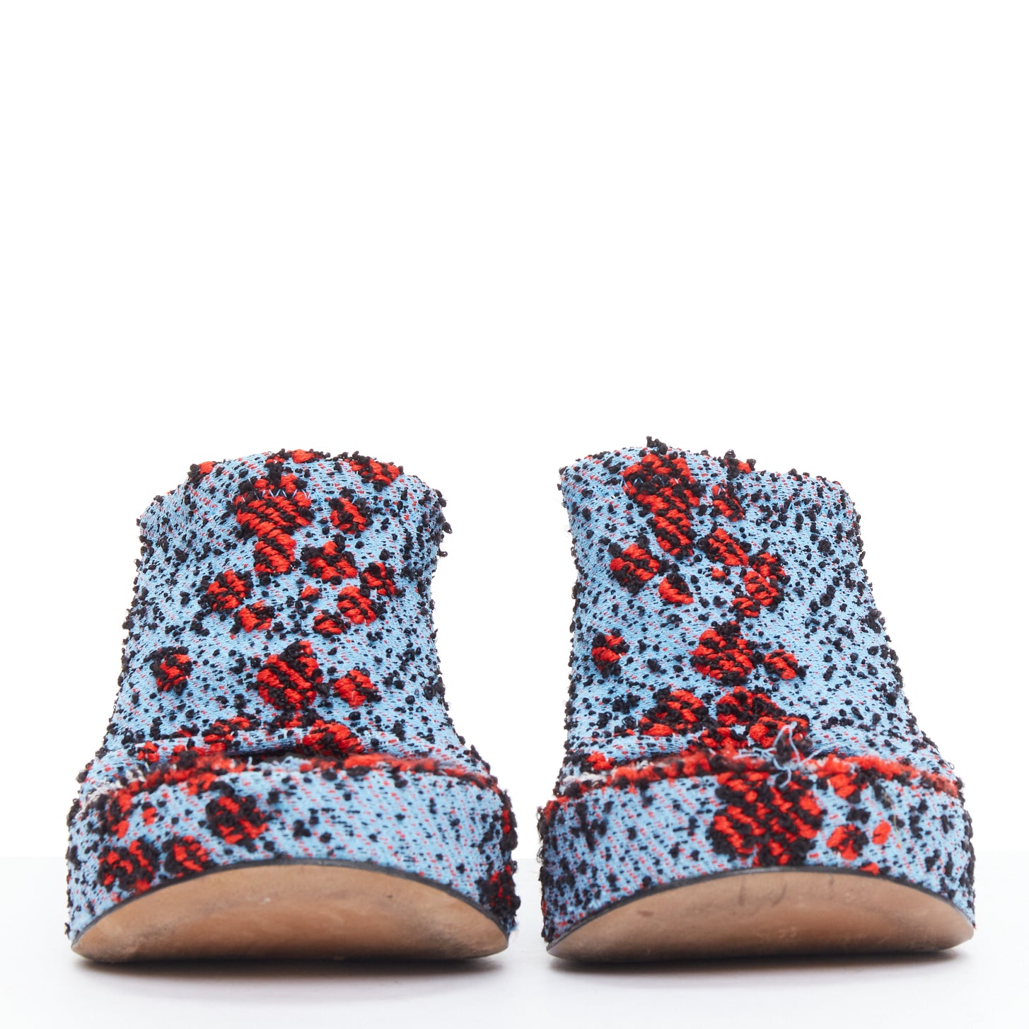 Bottega Veneta Boucle Platform Mules - Image 6