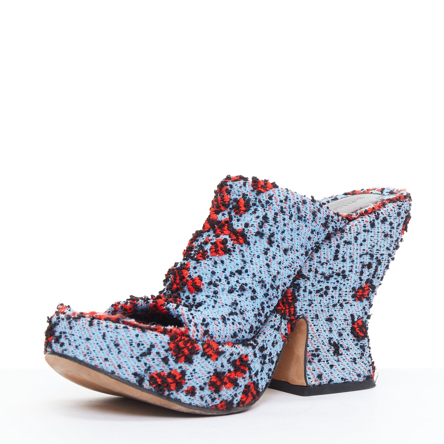 Bottega Veneta Boucle Platform Mules - 4