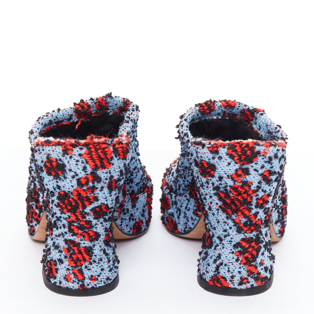 Bottega Veneta Boucle Platform Mules - Side view