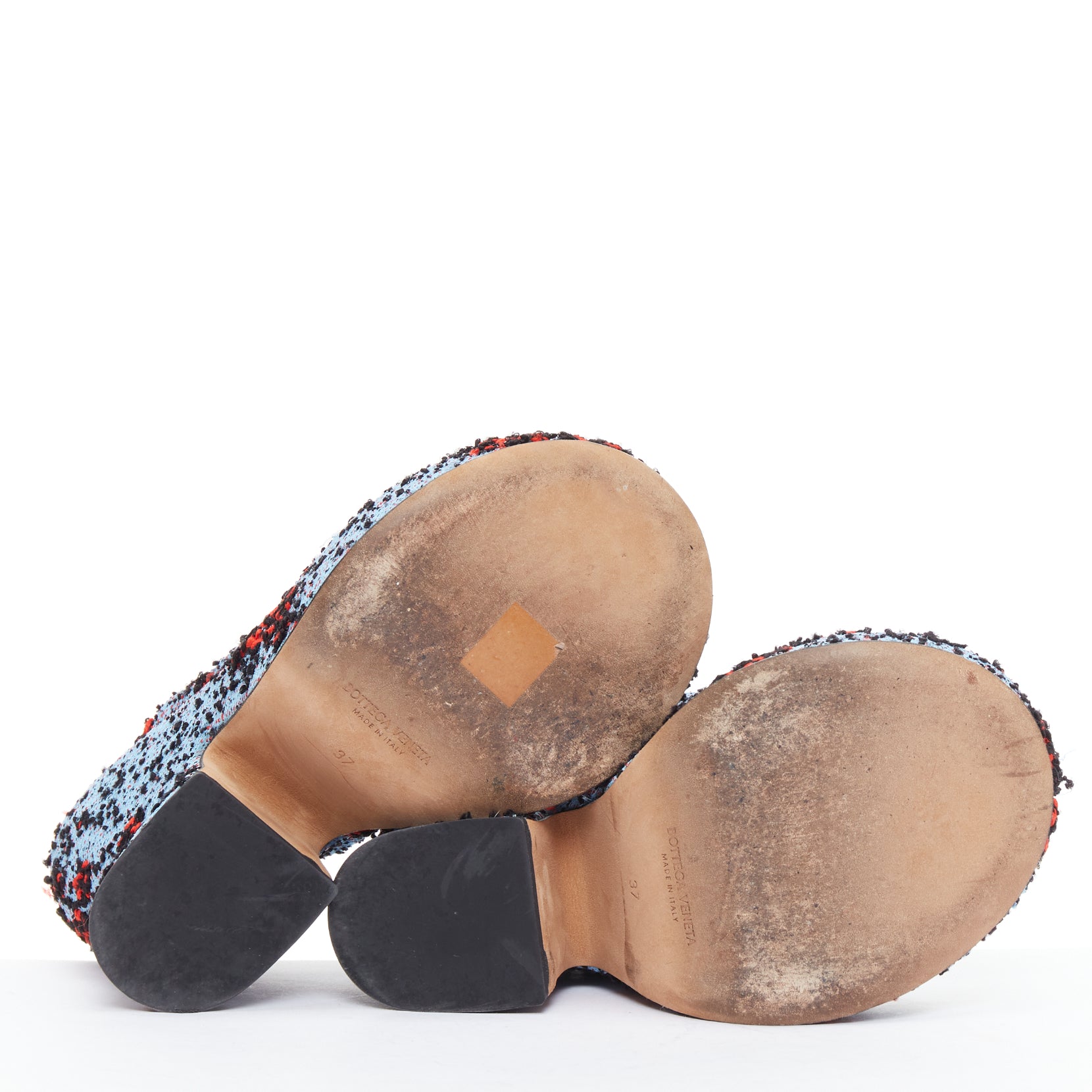 Bottega Veneta Boucle Platform Mules - Image 13