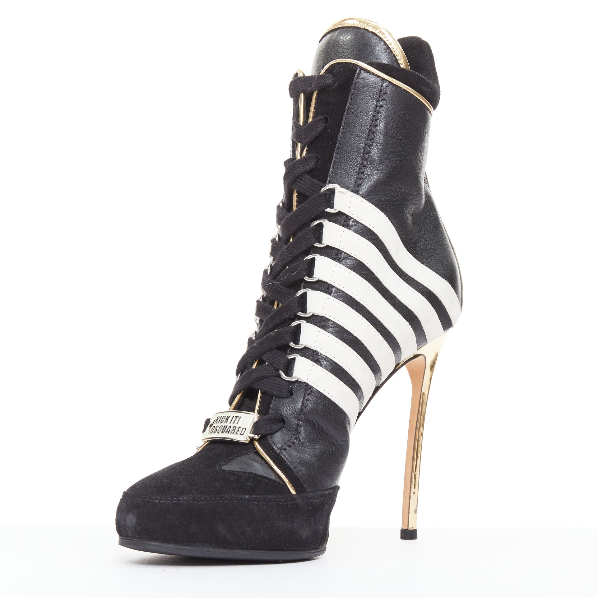 Dsquared2 Wrap Tie Chunky Boots - 4