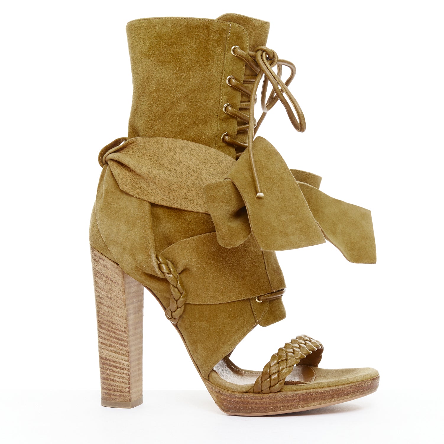 Gianvito Rossi Ribbon Tie Heels