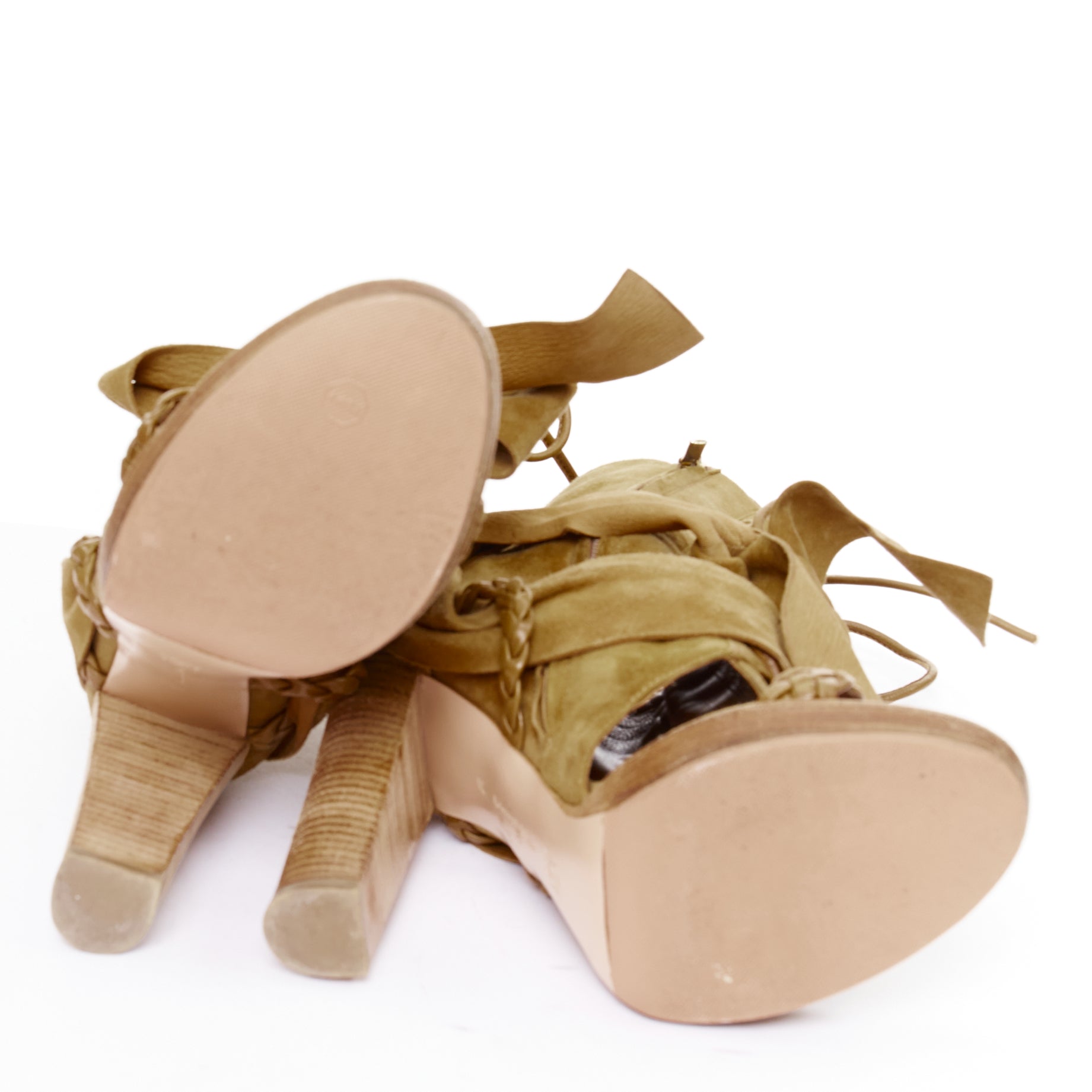 Gianvito Rossi Ribbon Tie Heels - Image 13