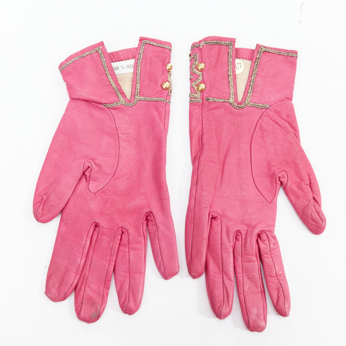 Christian Lacroix Trapeze Stud Gloves - 2
