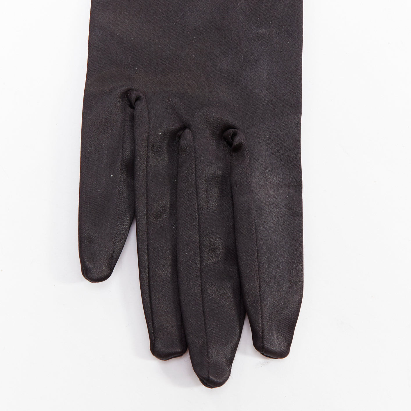 Giorgio Armani Cuff Satin Gloves - Image 6