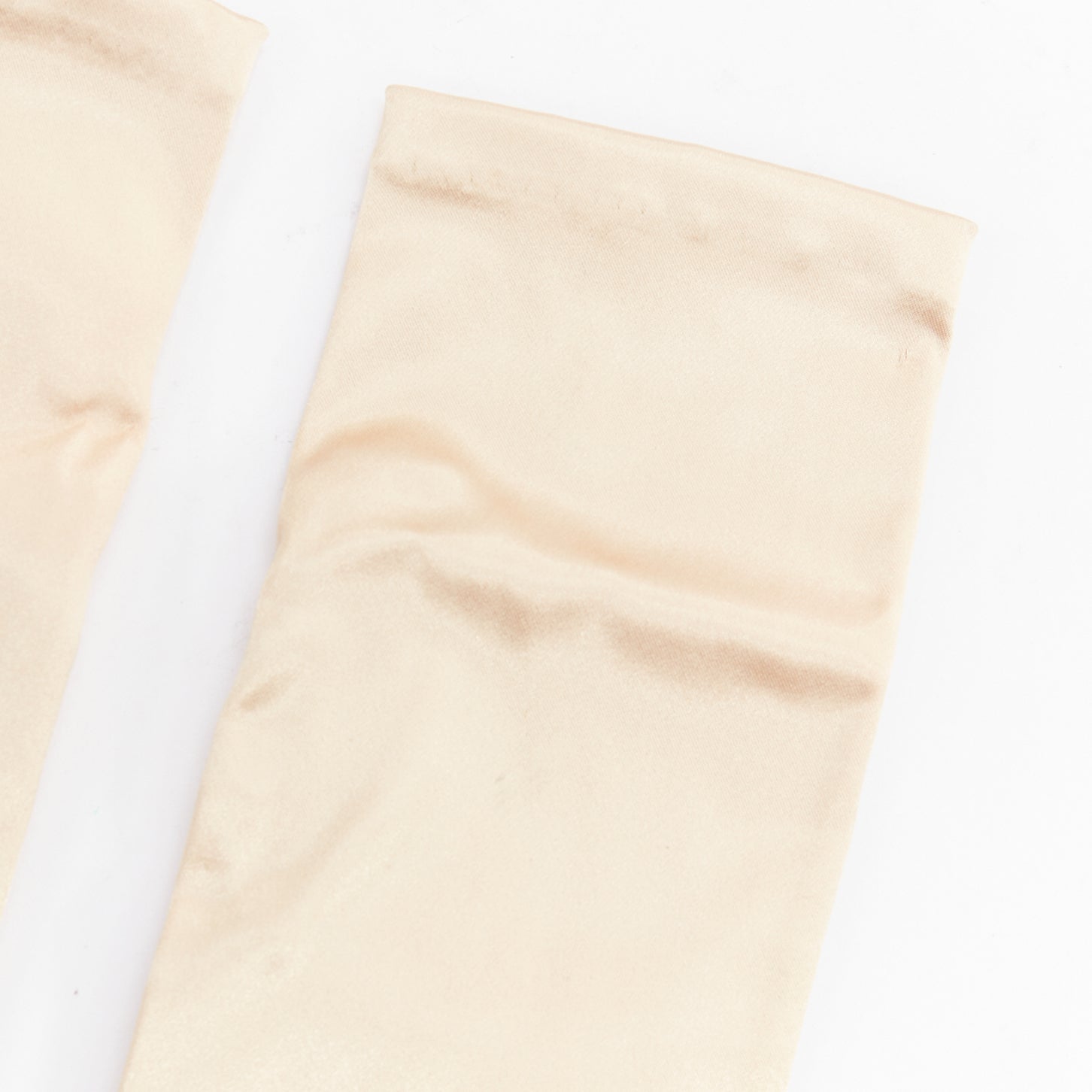 Giorgio Armani Long Satin Gloves - 4