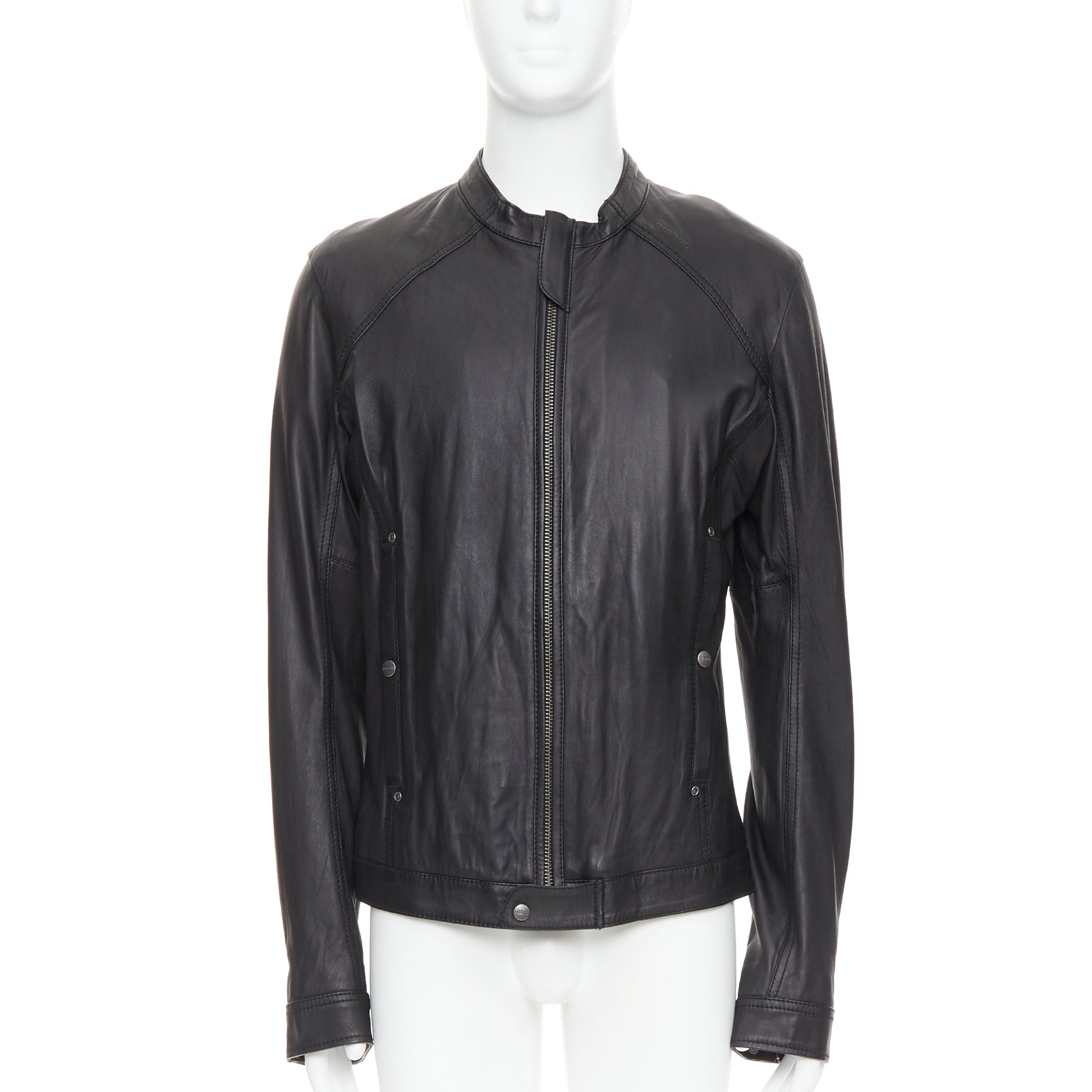 Diesel Black Panel Biker Jacket