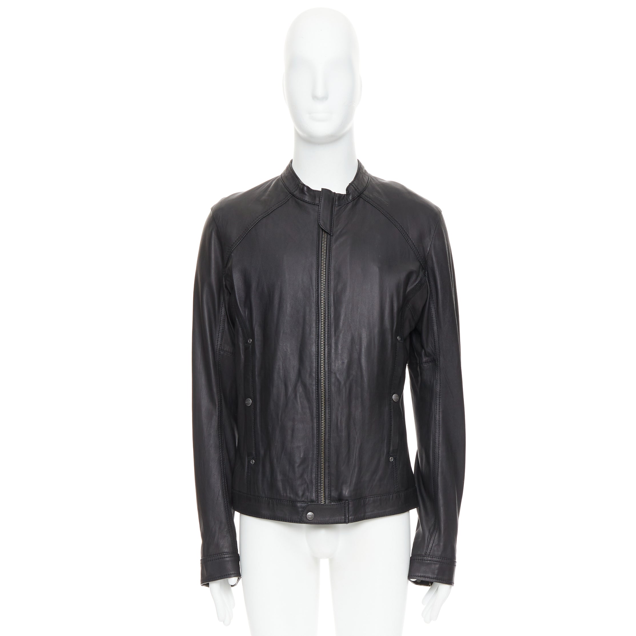 Diesel Black Panel Biker Jacket - Image 12